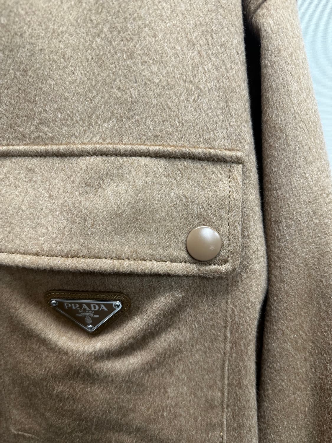 프라다 카멜 헤어 셔츠 자켓 ( 105~110 ) 상품이미지9
