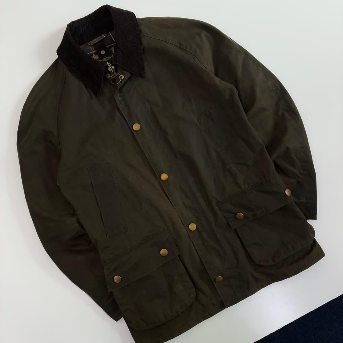 Barbour 바버 카키 비데일 왁싱 자켓 상품이미지2