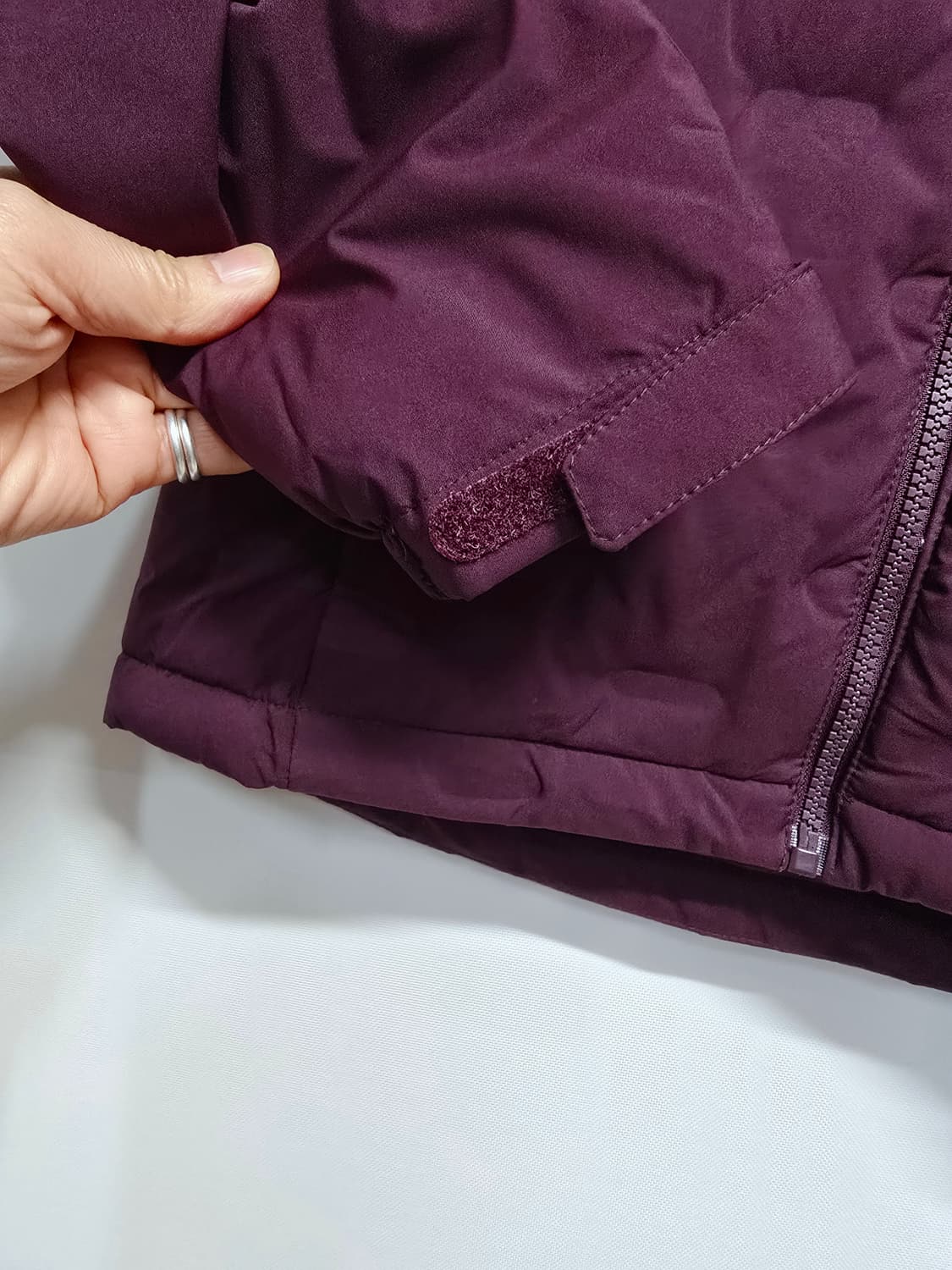 밀레 여성용 퍼플 구스다운패딩 점퍼95 상품이미지4