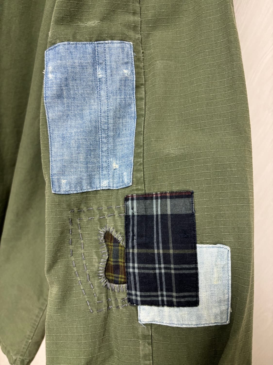 폴로 랄프로렌 디스트레스트 립스탑 정글 퍼티그 자켓(L) 상품이미지4