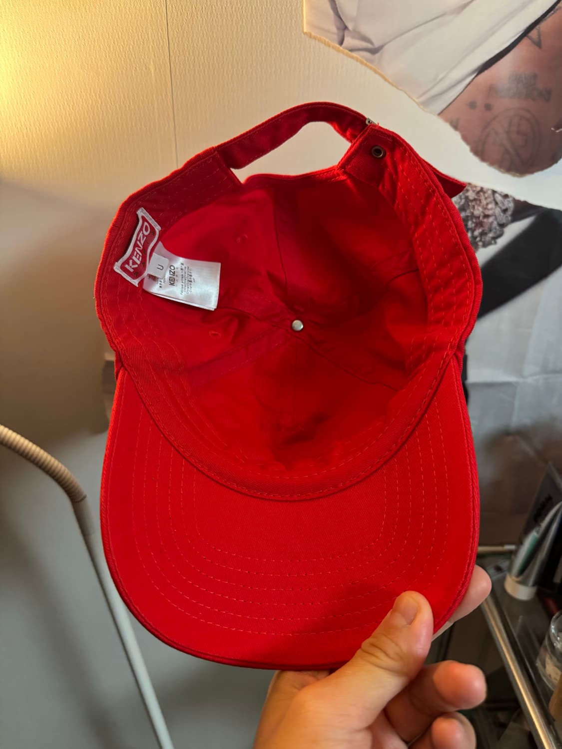 베르디 겐조 파리 캡 레드  상품이미지6