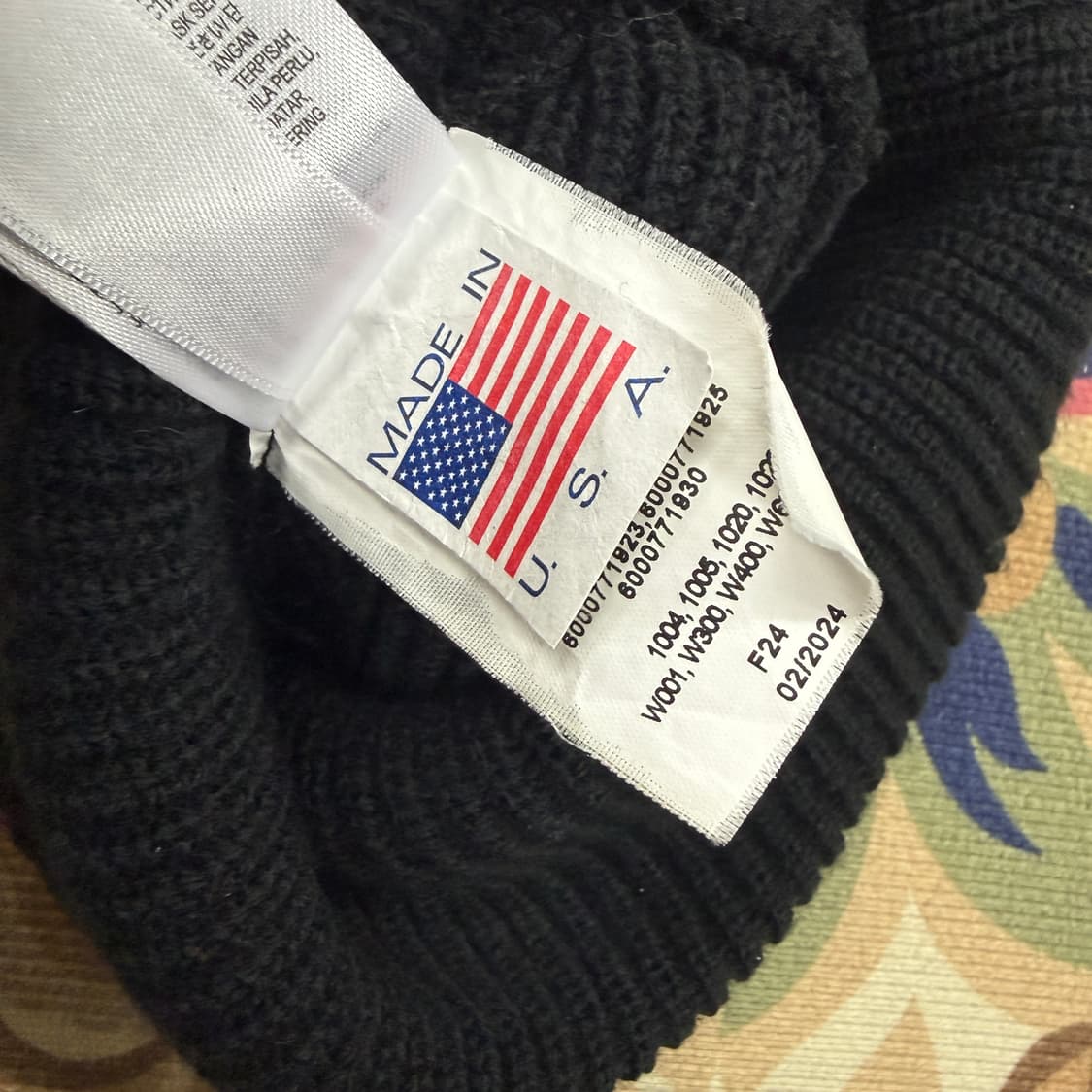 (OS) 반스 Vans 스몰로고 비니(블랙,made in usa) 상품이미지5