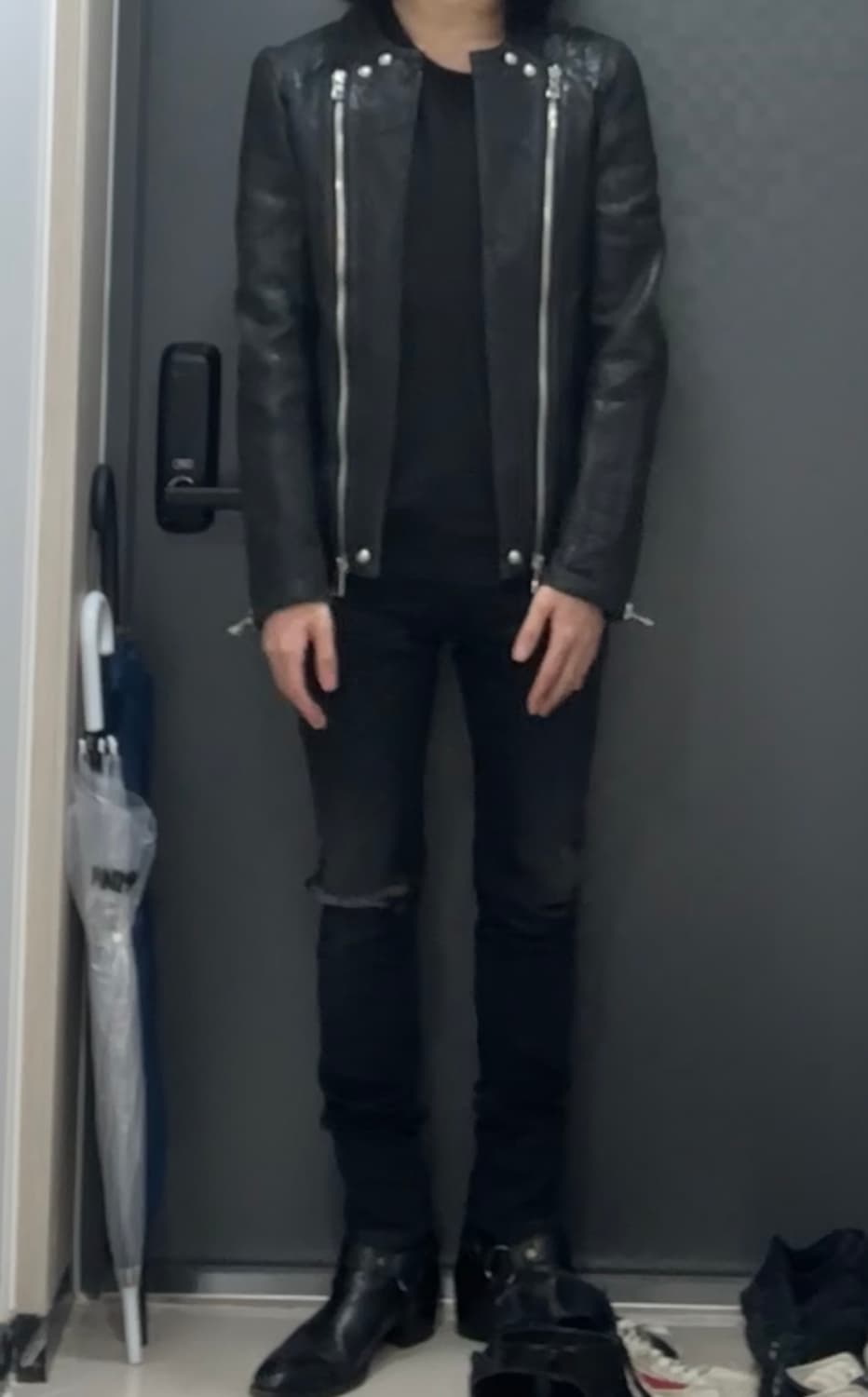 발망 h&m 라이더자켓 상품이미지6