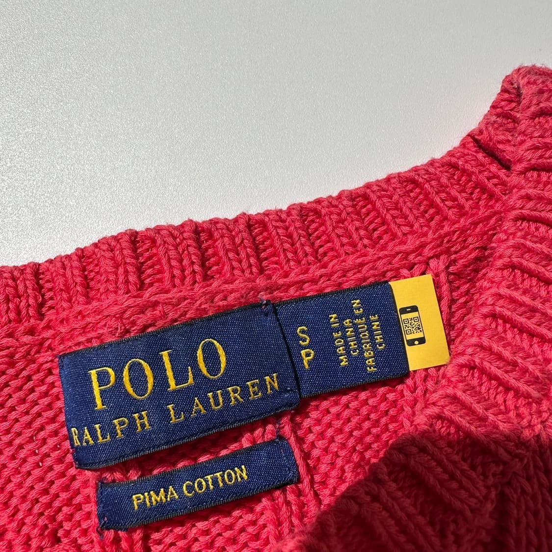 폴로 랄프로렌 케이블 라운드 니트 (신형QR) 상품이미지4