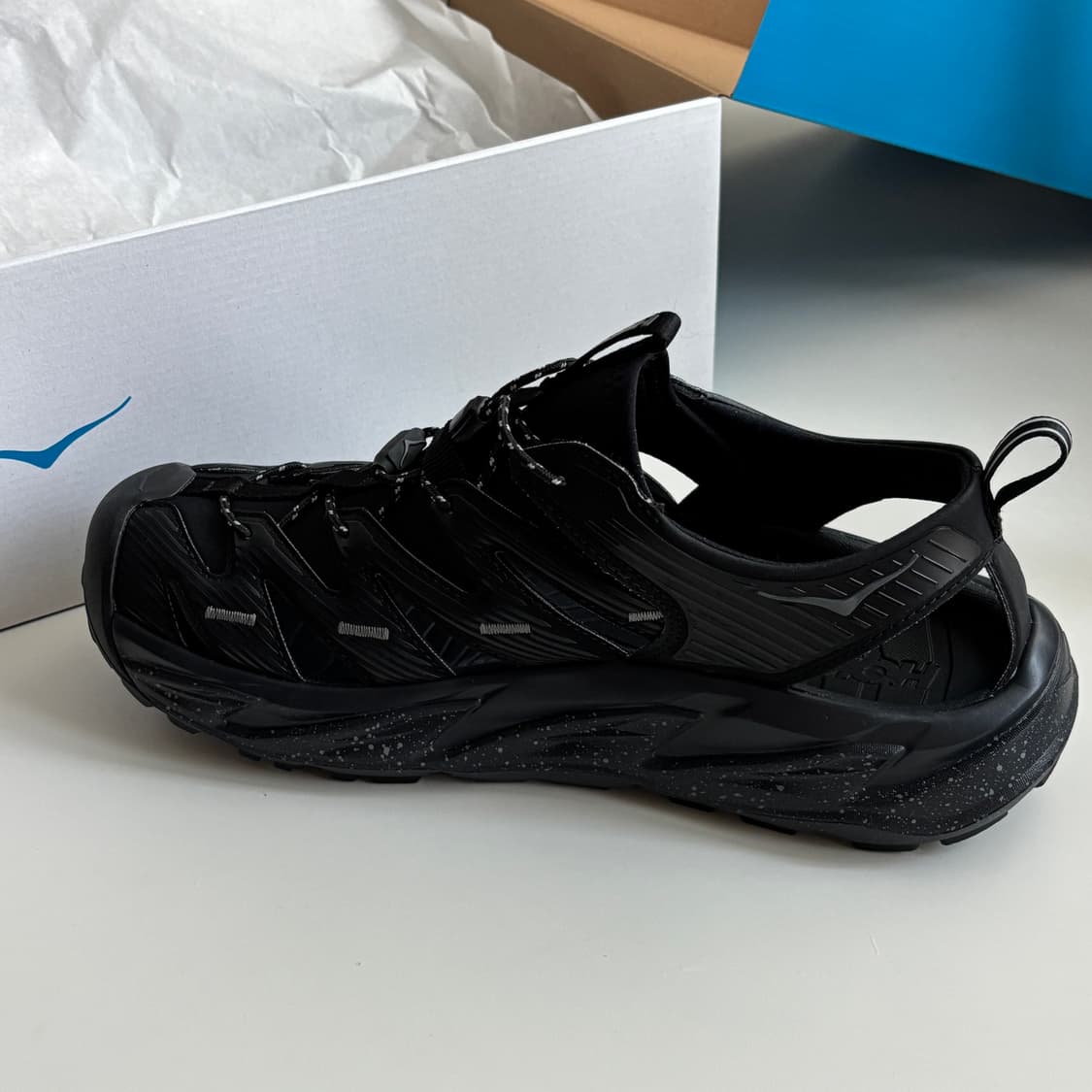 HOKA 호카 샌들 호파라 블랙 새상품 상품이미지4