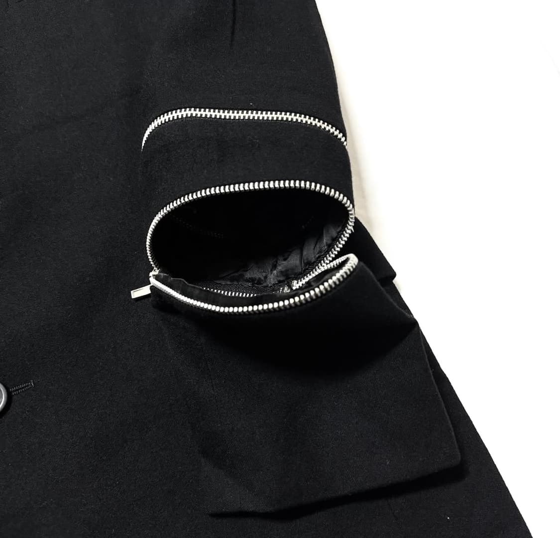 베르사체 - 90s 더블 지퍼 슬리브 테일러드 자켓 상품이미지3