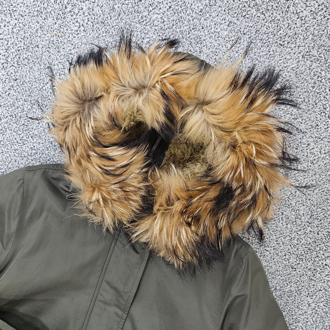 [S] 띠어리 덕다운 후드 퍼 롱패딩 자켓 1106JM2 상품이미지2