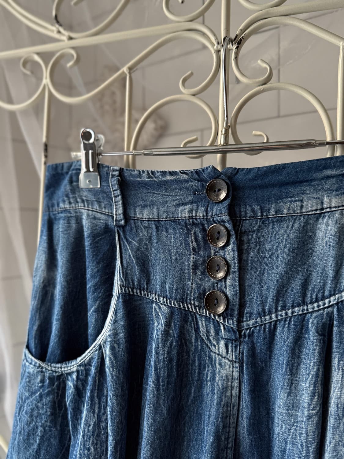 Washed Oriental Pocket Skirt 0388 상품이미지2