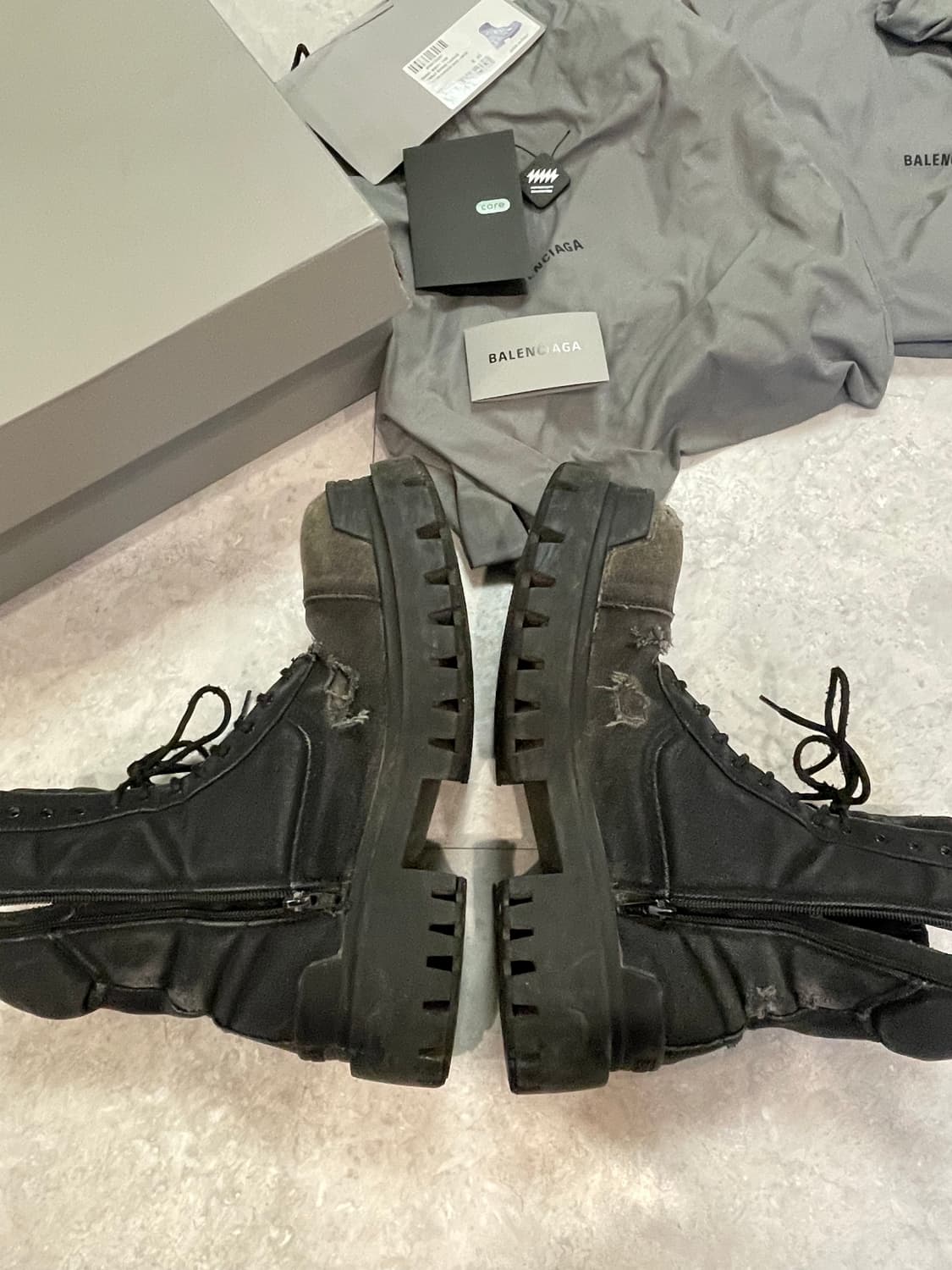 발렌시아가 스트라이크 부츠 43  상품이미지3