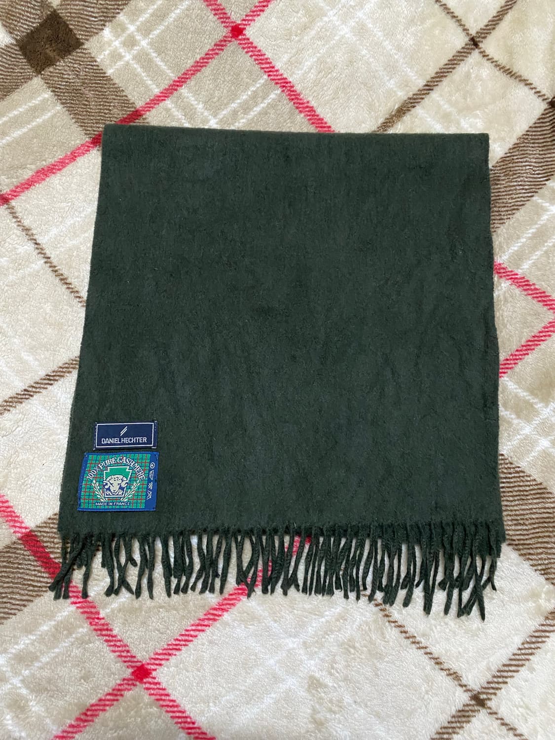 made in france 🇫🇷 다니엘 에스테 캐시미어 머플러 상품이미지1