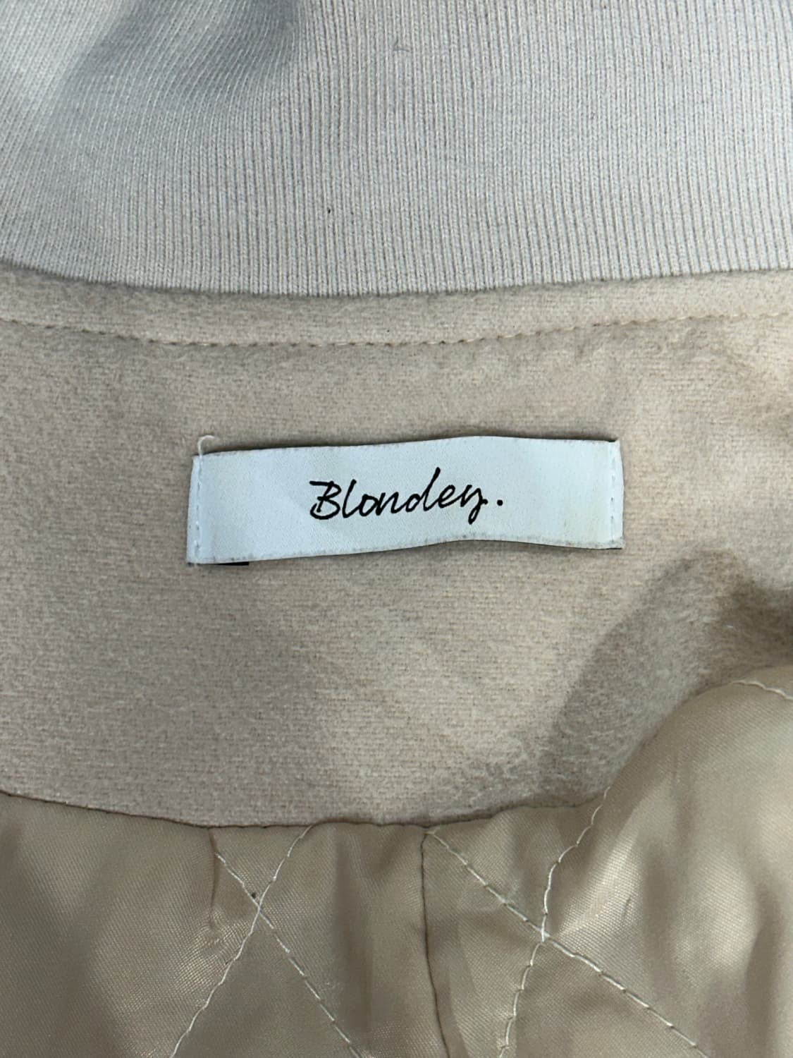 일본 빈티지 베이지 블랙 잠바 바시티 자켓 F  상품이미지7