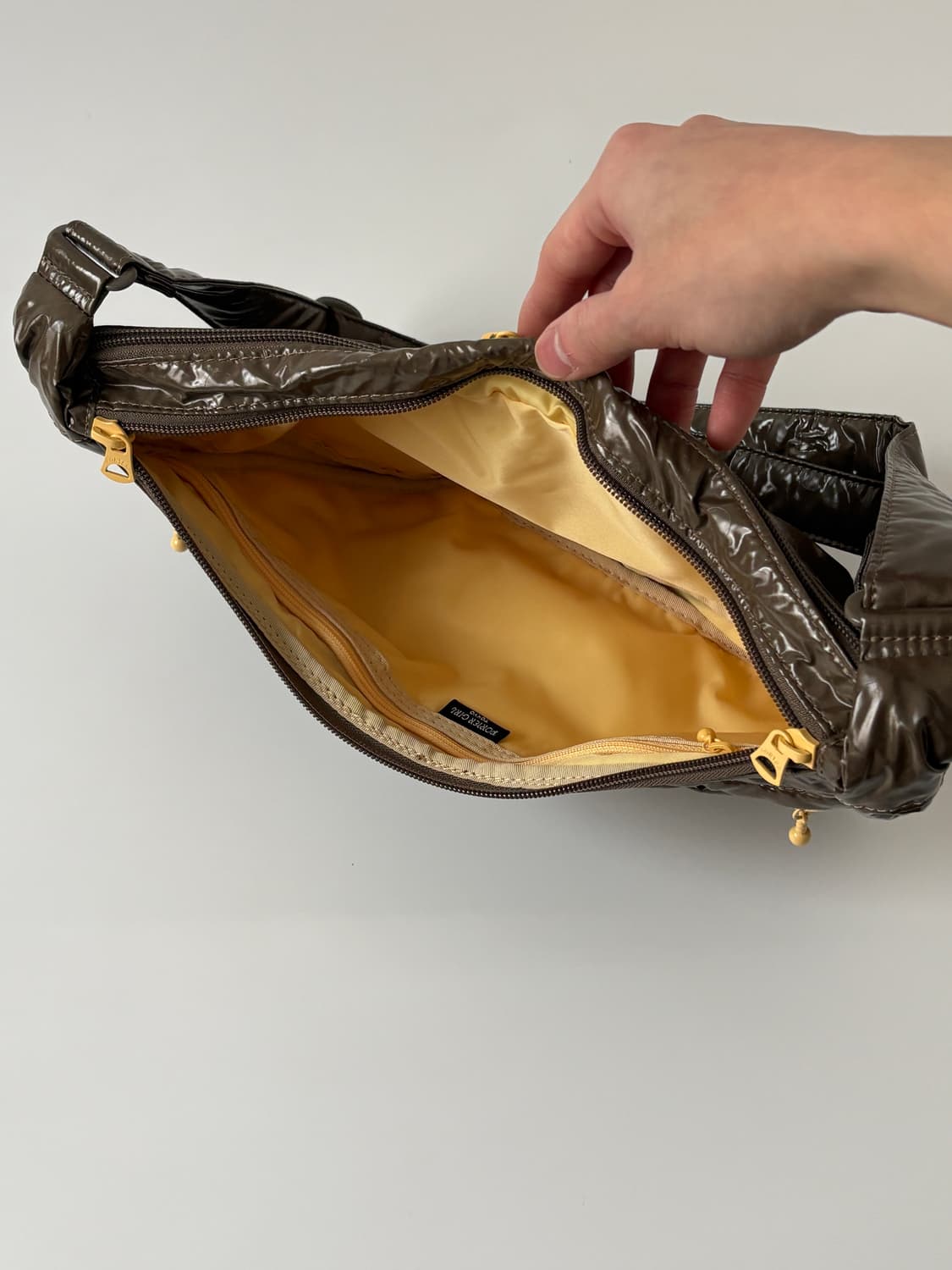 요시다포터 걸 샤인 라운드 숄더백 브라운 상품이미지8