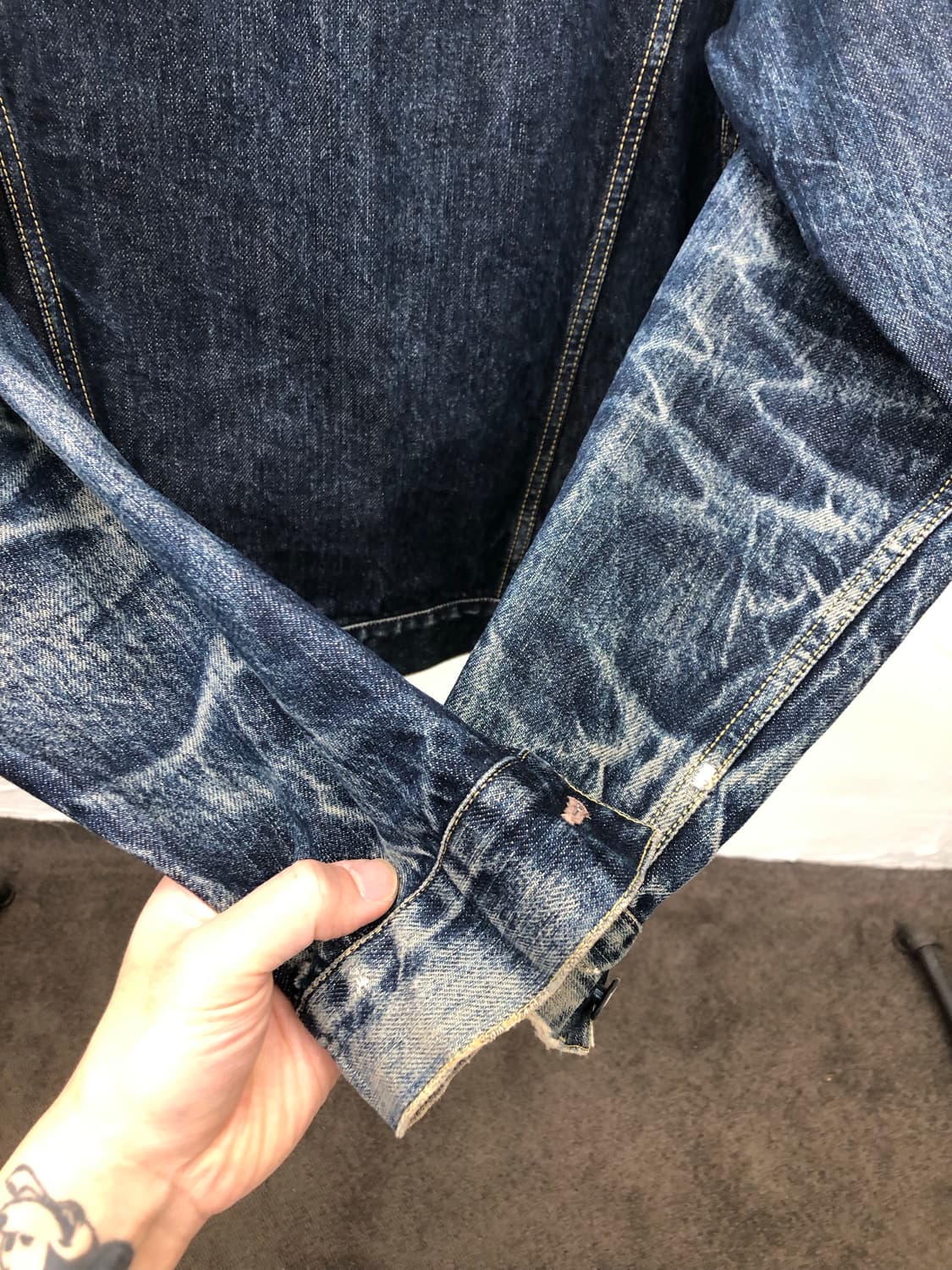 드님 데님 트러커 자켓 상품이미지5