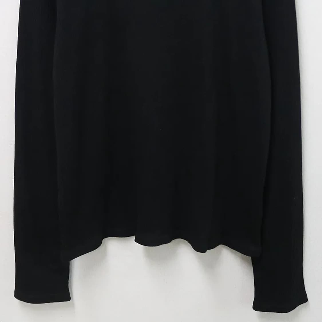 넥 스트랩 포인트 골지 티셔츠 62389 상품이미지8