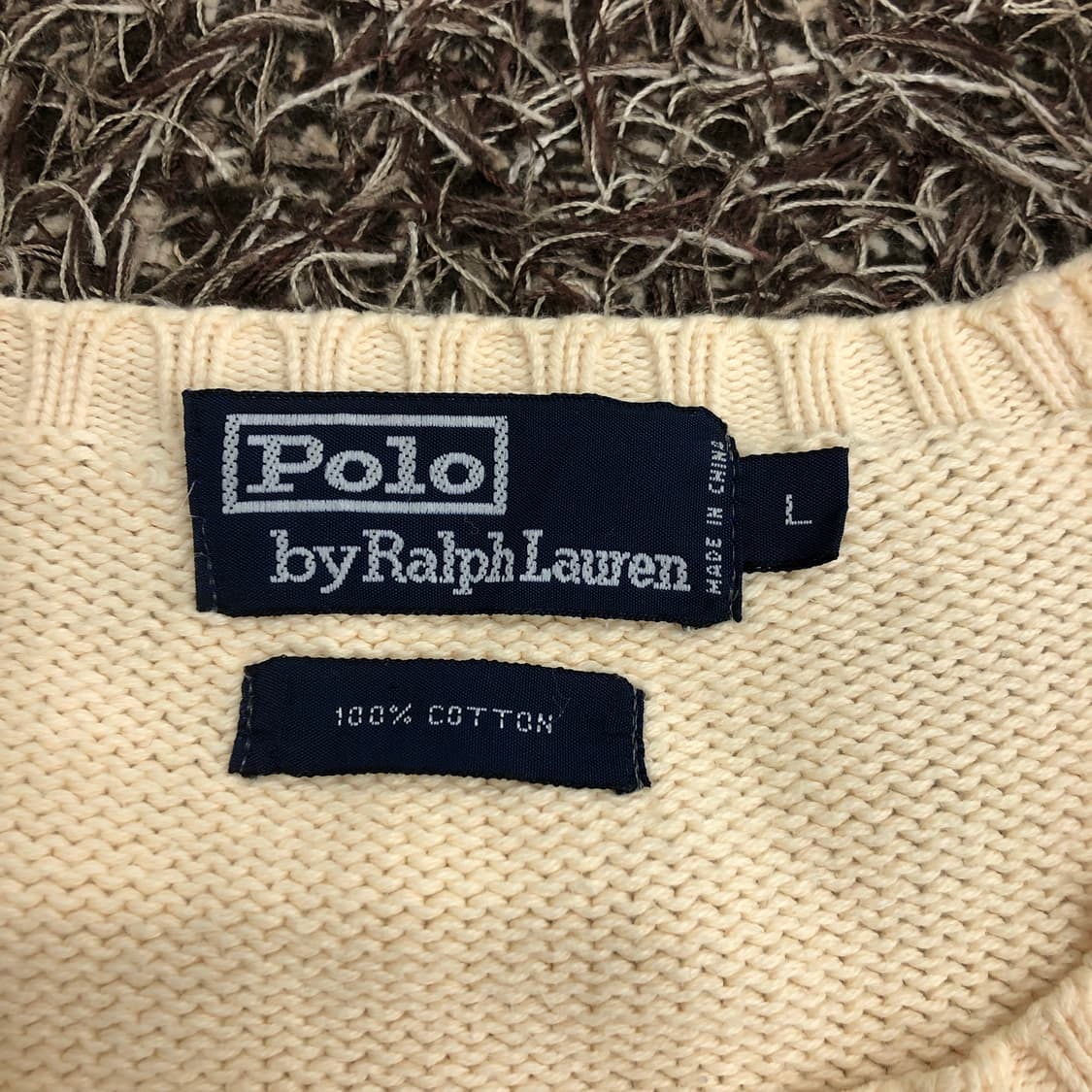 폴로 랄프로렌 베어 아이보리 니트 상품이미지4