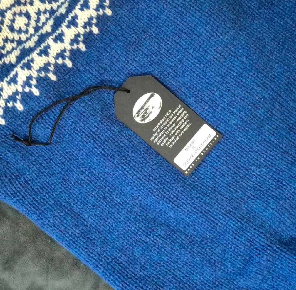 [XL] 할리오브스코틀랜드 블랭크룸 yoke 스웨터 상품이미지4