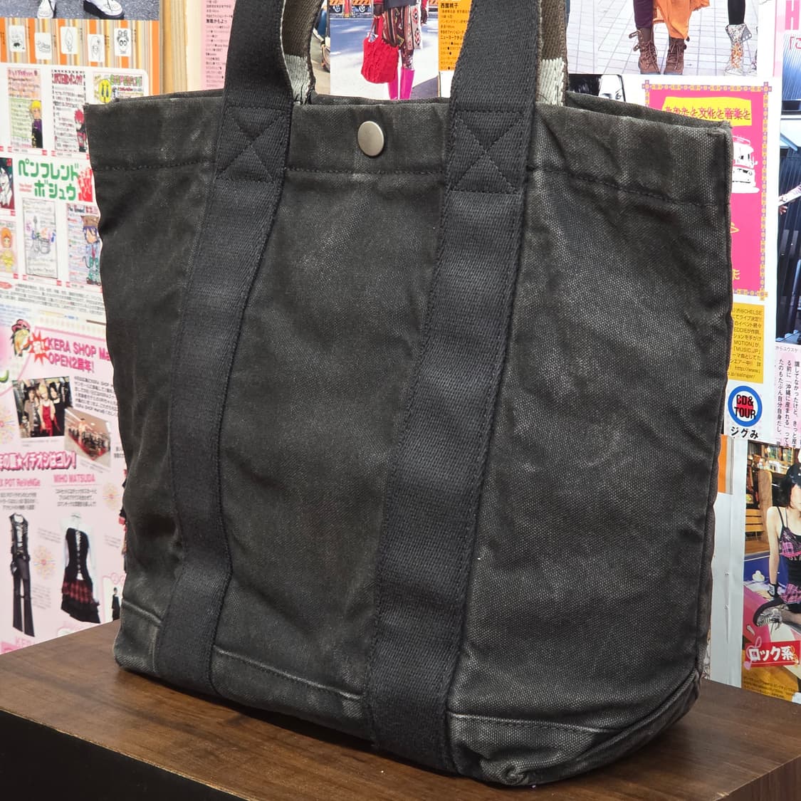 요시다 포터 캔버스 블랙 미니 토트백 상품이미지6