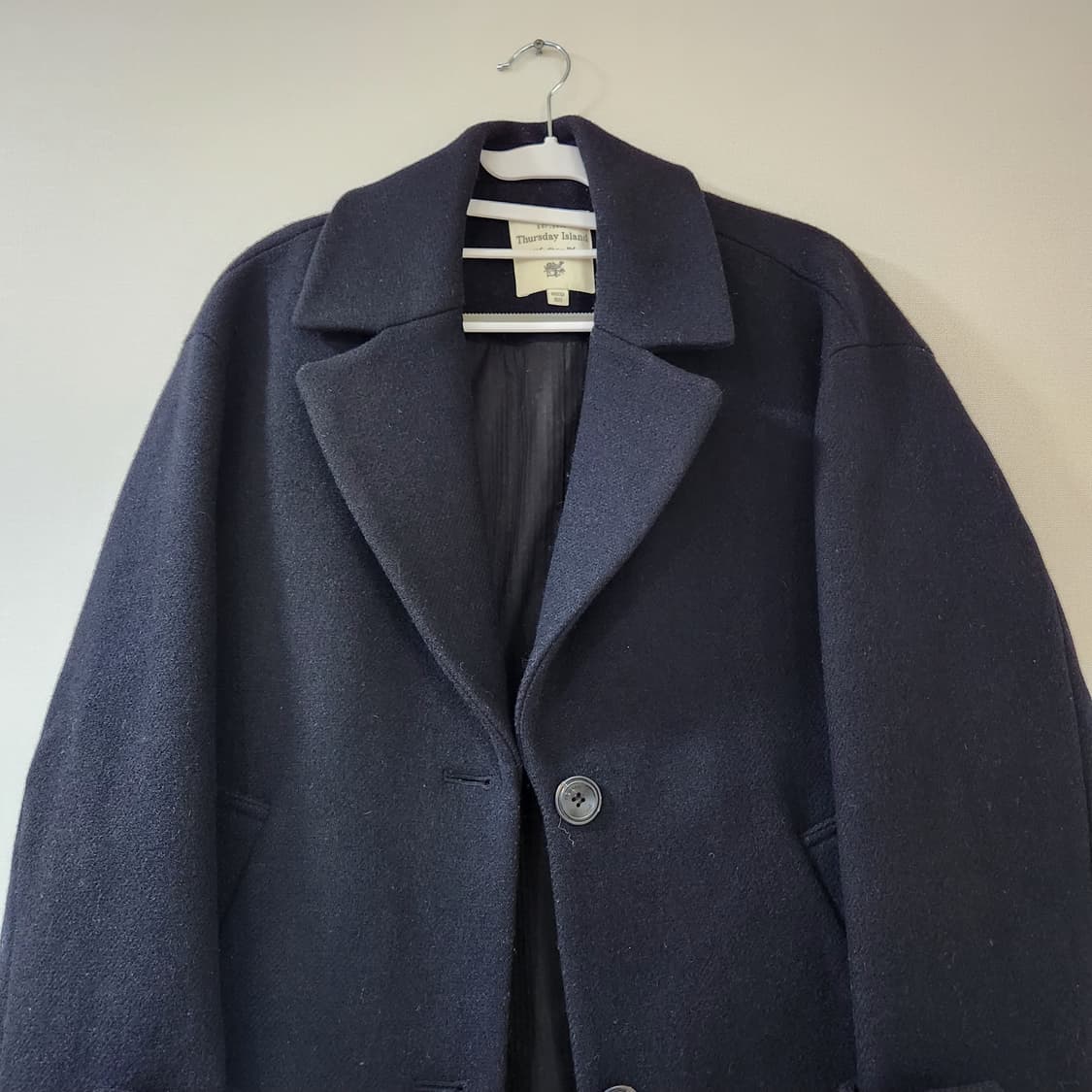 써스데이아일랜드 모혼방 코트 S(L) 상품이미지2