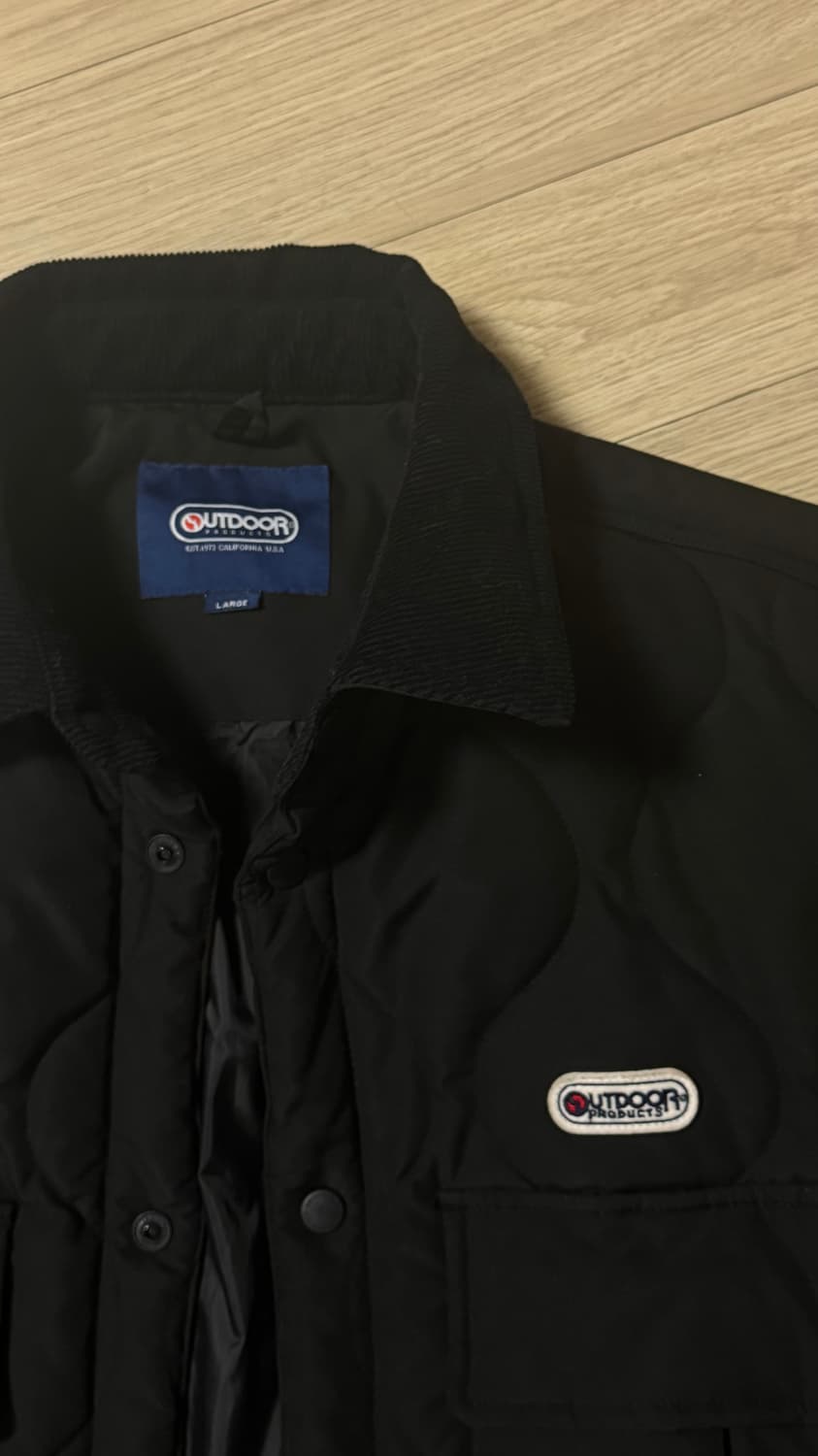 아웃도어 프로덕츠의 퀼팅 자켓입니다 블랙 L 상품이미지3