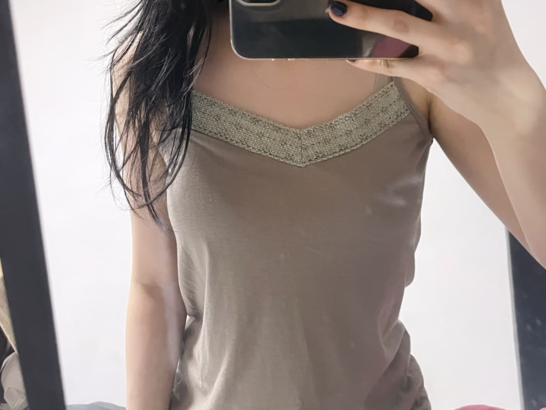Khaki sleeveless 상품이미지2