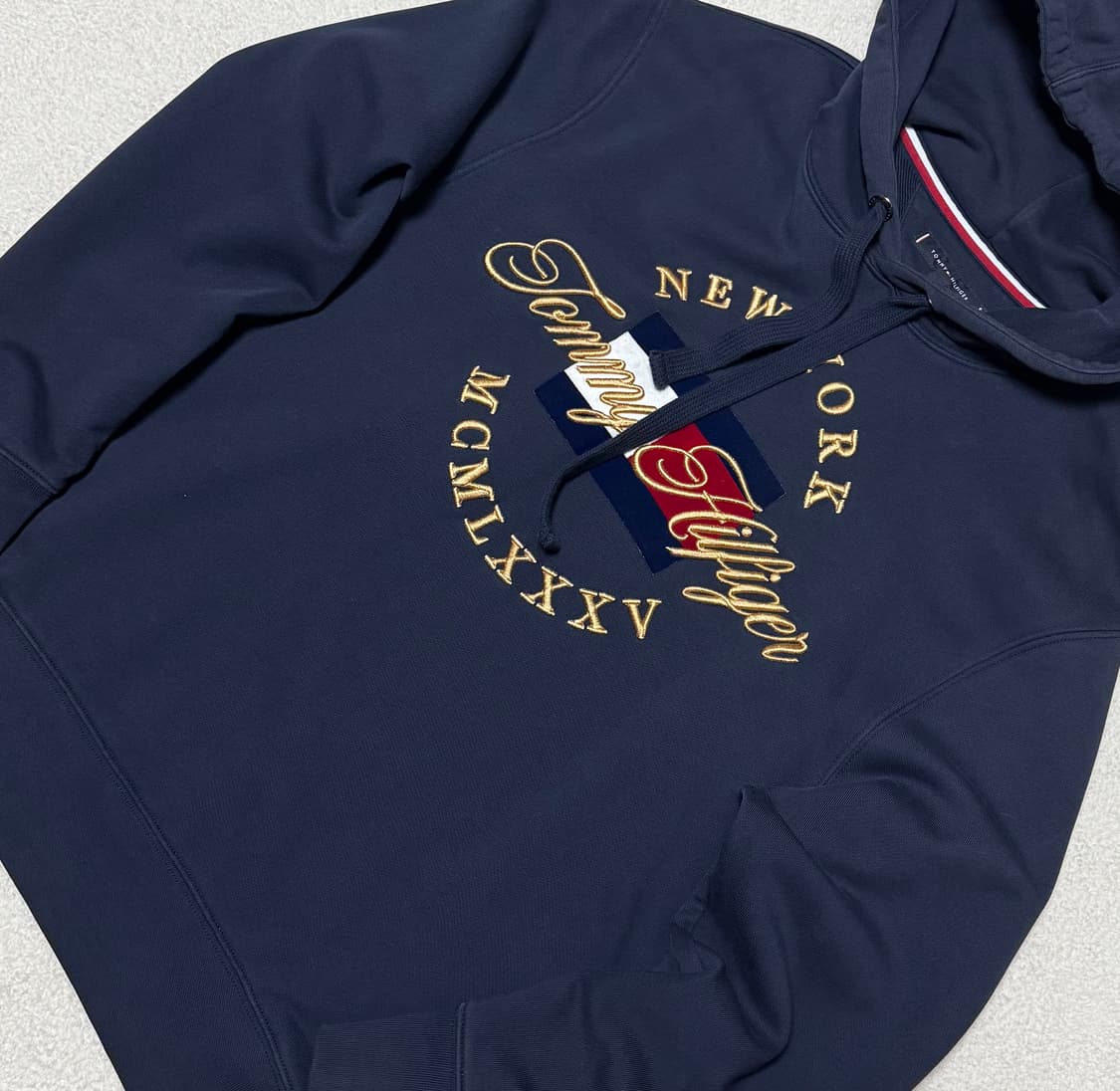 타미힐피거 네이비 후드티 상품이미지3