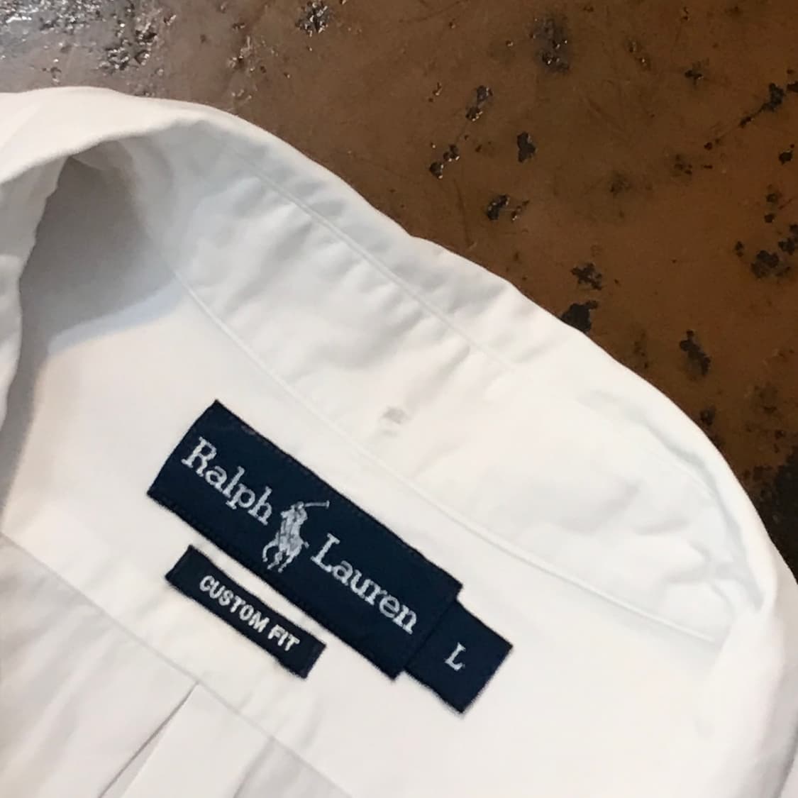 폴로랄프로렌 핑크톤 화이트 더블포니 코튼 셔츠 남성 105 사이즈 상품이미지4