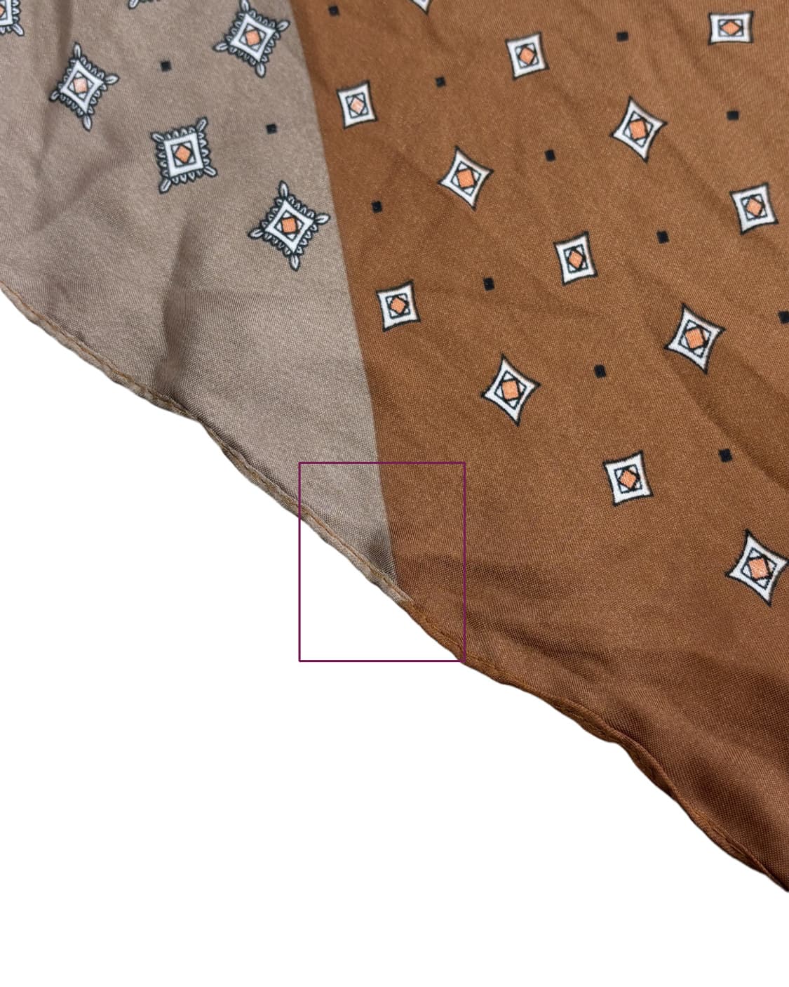 diagonal three-pattern square scarf 상품이미지6