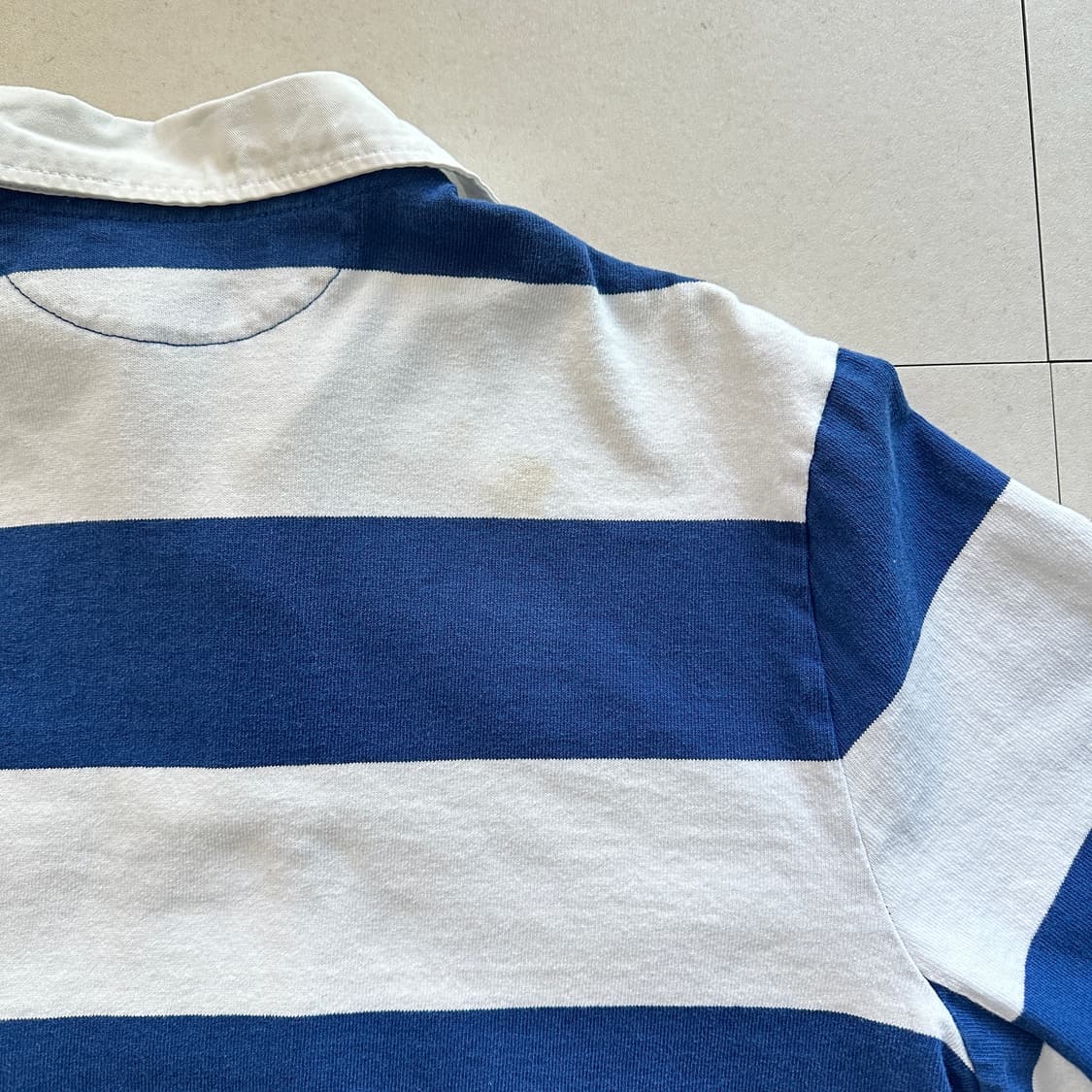90s 폴로 랄프로렌 스트라이프 럭비셔츠 커스텀핏 상품이미지10
