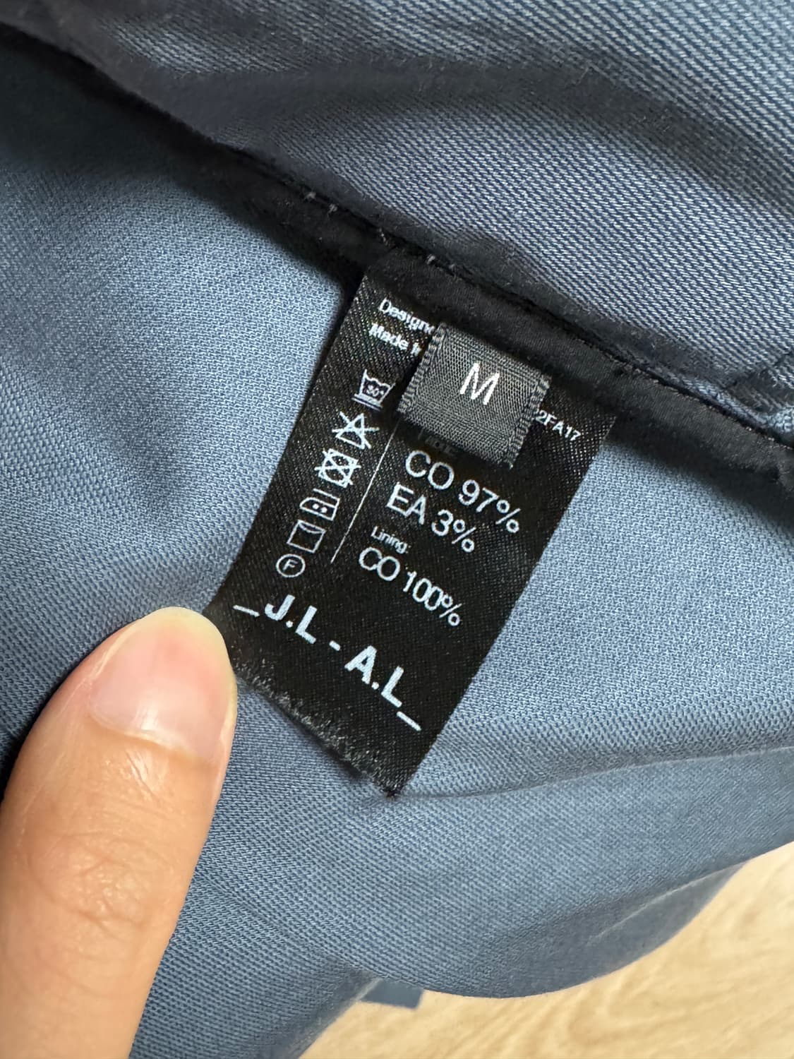 J.L-A.L 트렌치 코트 블루 m 상품이미지7