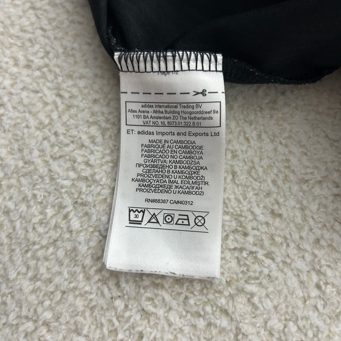 아디다스 오리지날 스트라이프 패턴 긴팔티  상품이미지4