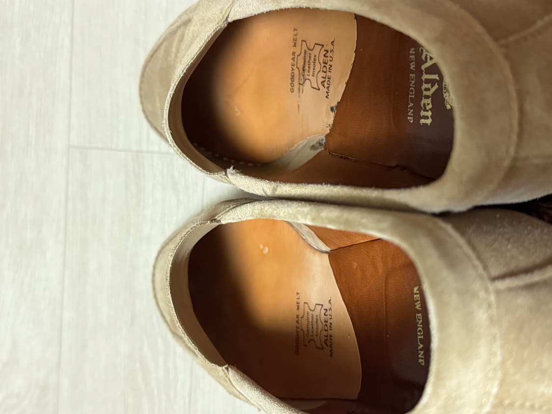 알든 6244 스웨이드 언라인드 로퍼 10E 상품이미지3