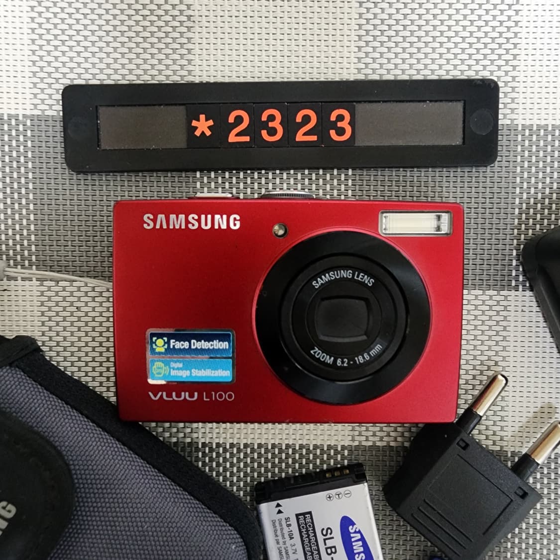 삼성 블루 P 100 디지털카메라 레드바디 상품이미지2