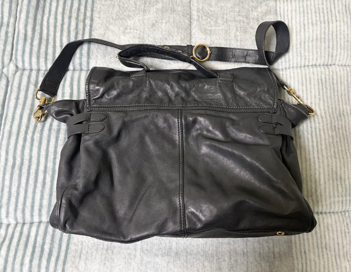 아르마니 레더 양가죽 크로스백 상품이미지6