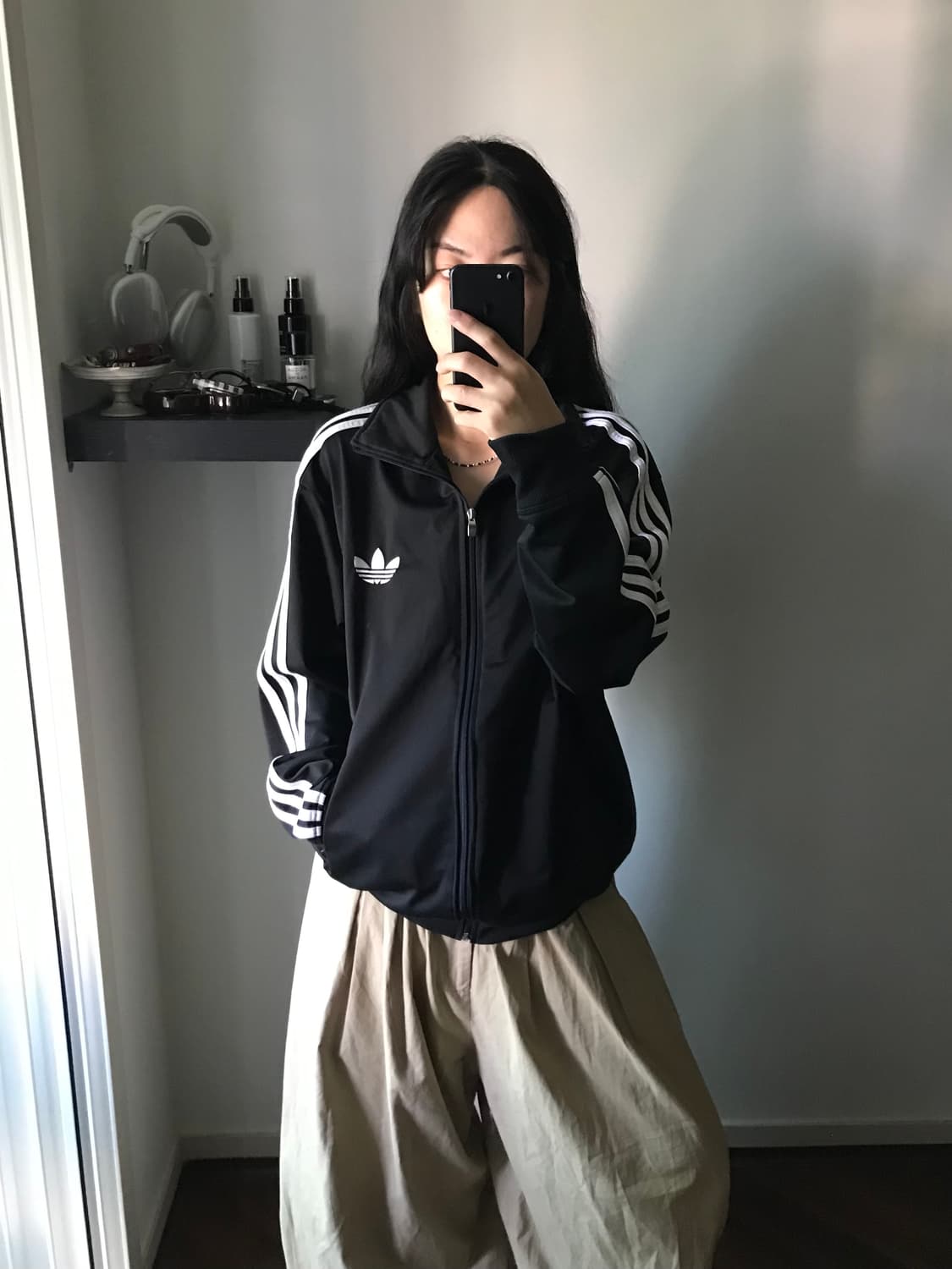 아디다스 올드스쿨 파이어버드 블랙 트랙탑 져지 상품이미지1