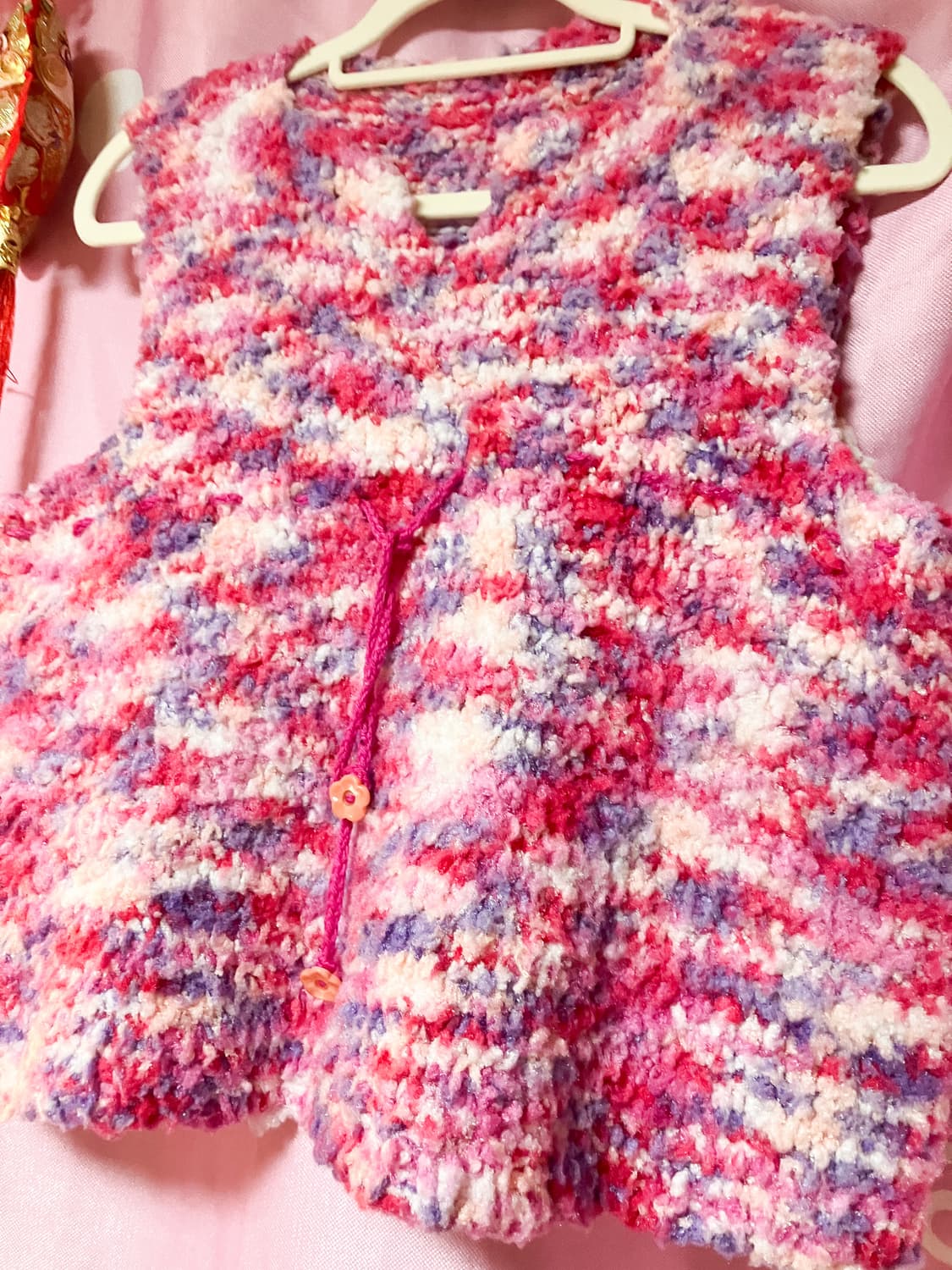 jpn 폼폼 니트 조끼 상품이미지3