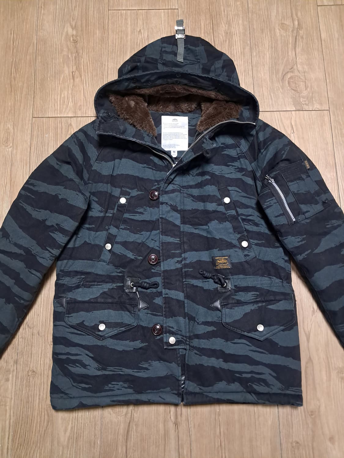 누드본즈 야상패딩 남성M 상품이미지1