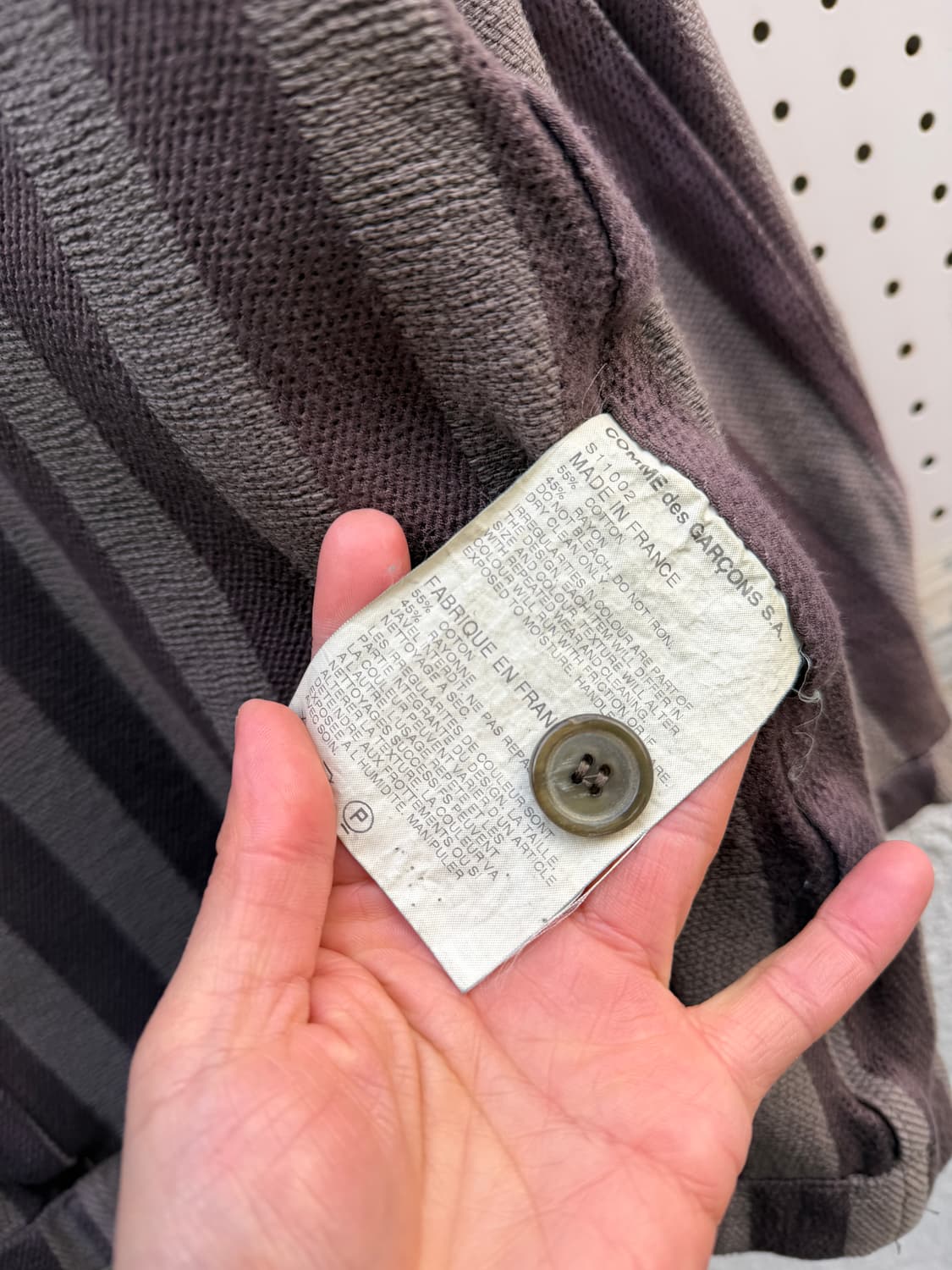 COMME des GARCONS SHIRT 꼼데가르송 스트라이프 자켓 상품이미지9