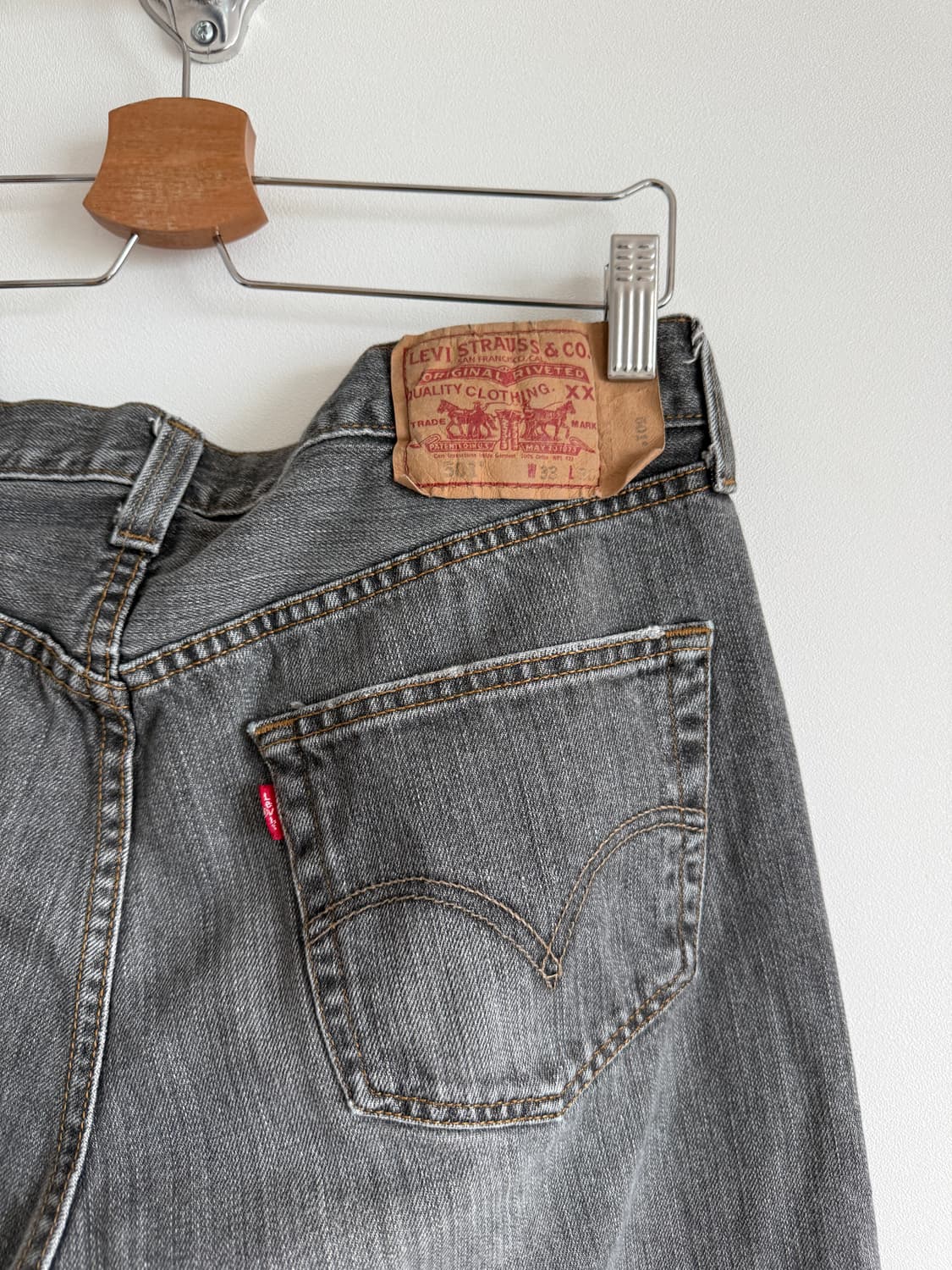 리바이스(Levi's) 501 그레이 데님(MEXICO) 상품이미지5