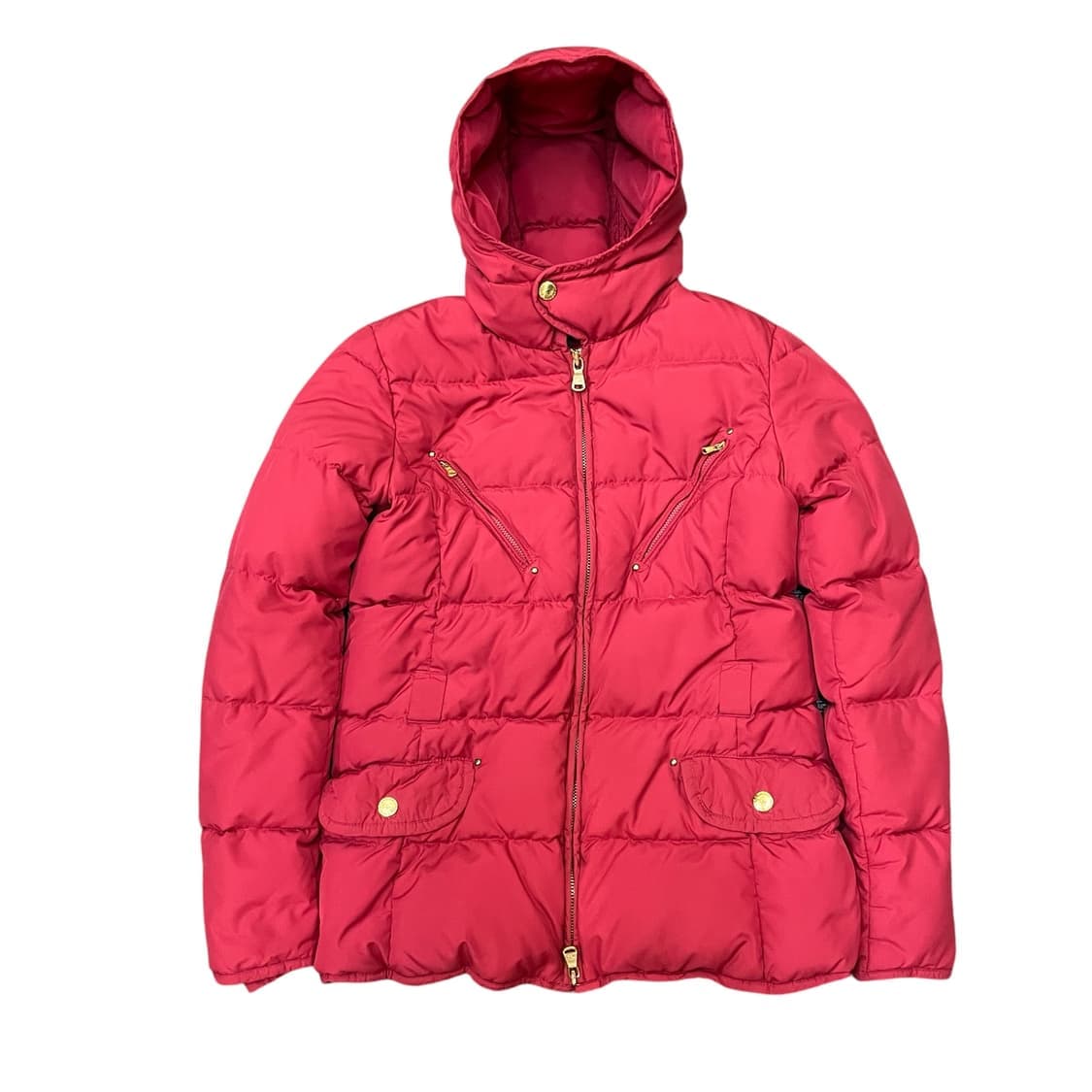 로렌 랄프로렌 레드 투지퍼 다운 후드 패딩 XS 상품이미지1