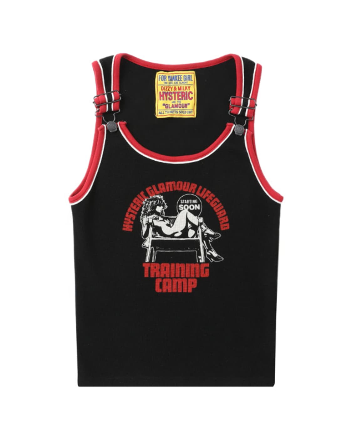 히스테릭 글래머 graphic strap tank top 상품이미지1
