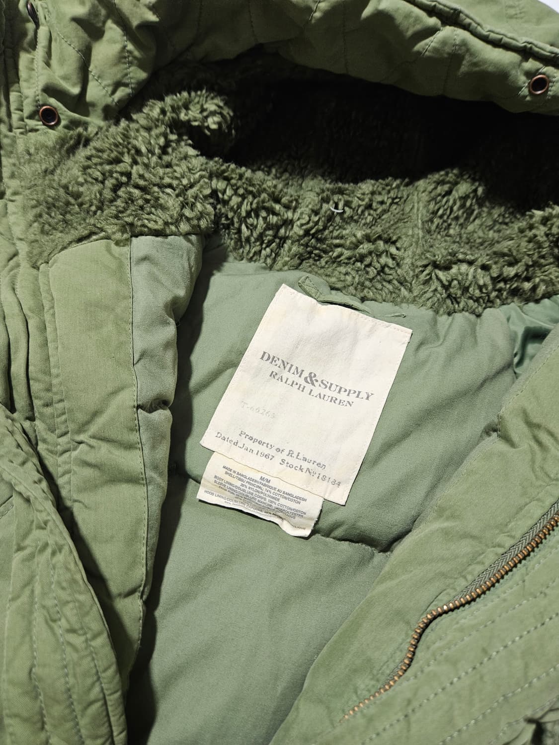 데님앤서플라이 랄프로렌 N3B 성조기 M 100 105 상품이미지6