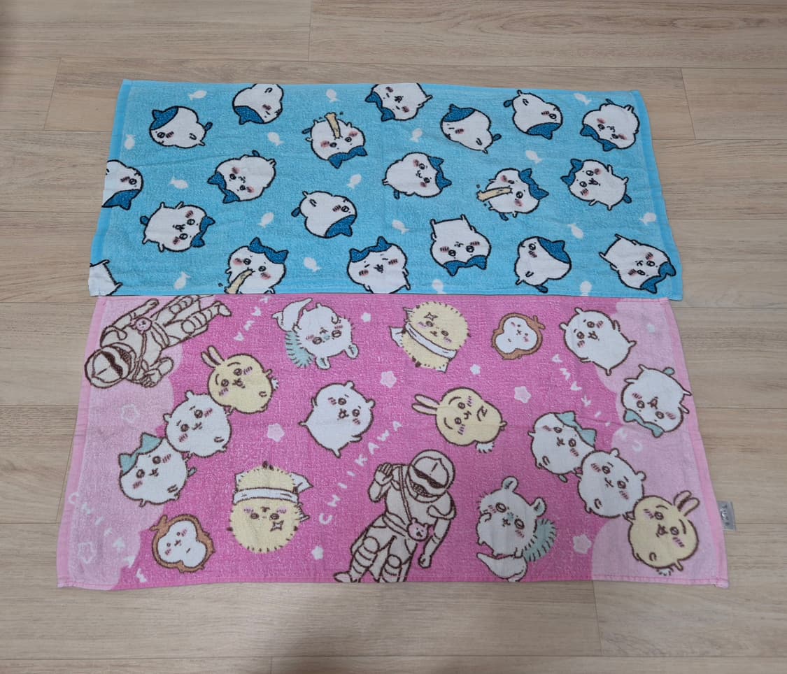 빈티지 먼작귀 치이카와 하치와레 우사기 타올 수건 일괄판매 상품이미지1