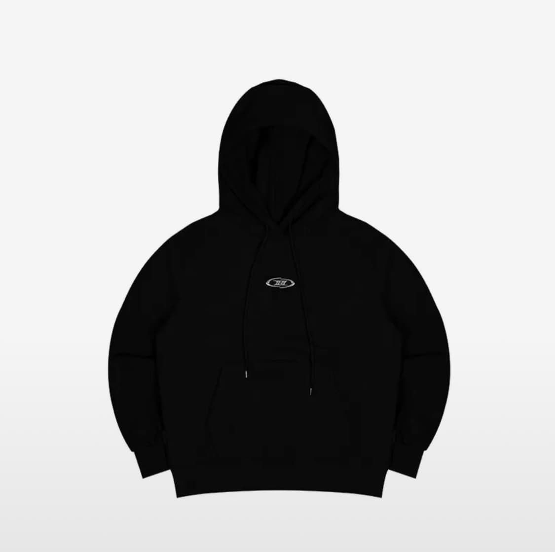 (3)본투윈 빅 크롬 B 로고 후디 블랙 후드티 상품이미지4