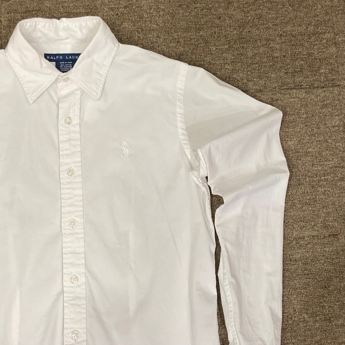 (size4) POLO 폴로 랄프로렌 솔리드 셔츠 슬림핏  상품이미지3