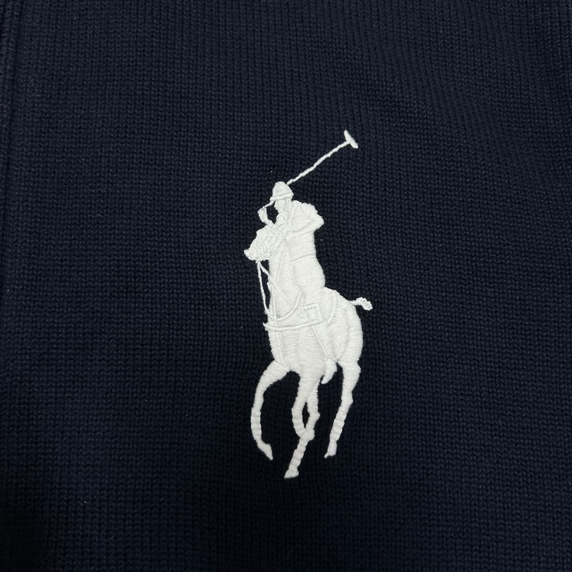 폴로 빅포니 치프키프 USA 성조기 니트집업(XL) 상품이미지5