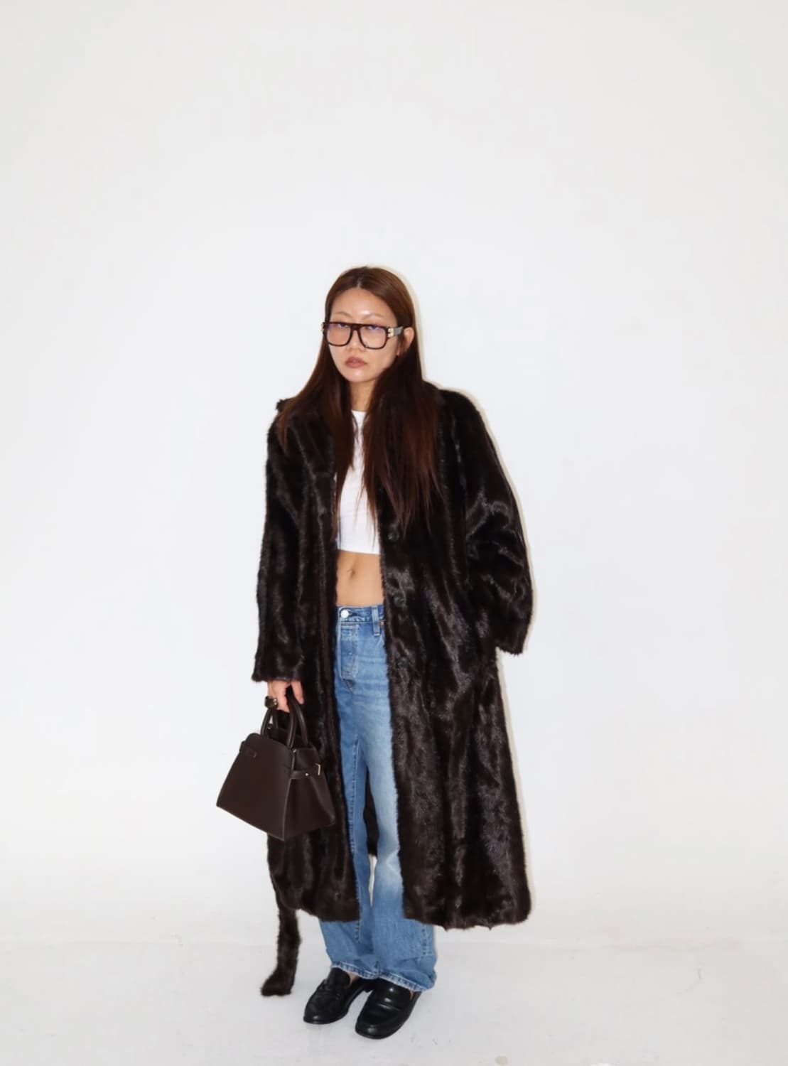 h&m 플러피벨티드 코트 (소쟌님 픽) 상품이미지2