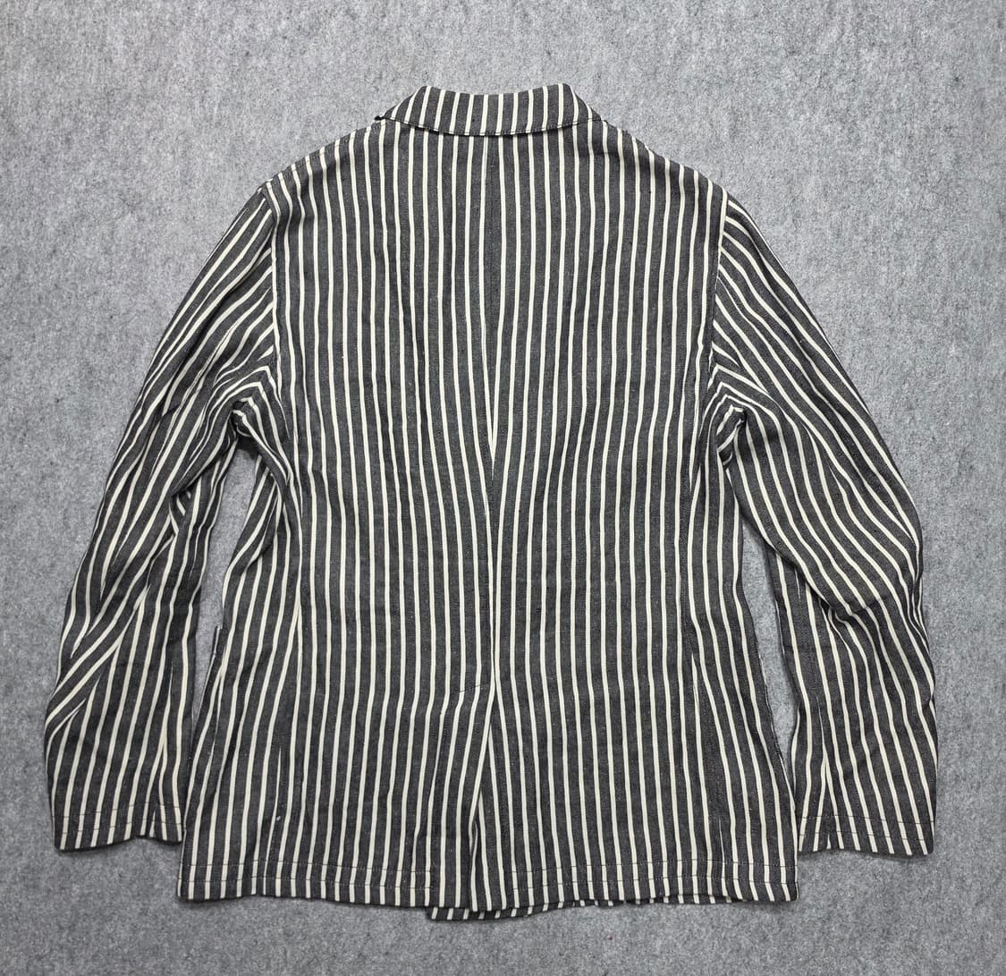 The gigi 더지지 스트라이프 린넨 더블 블레이저 자켓 이탈리아 3 상품이미지2