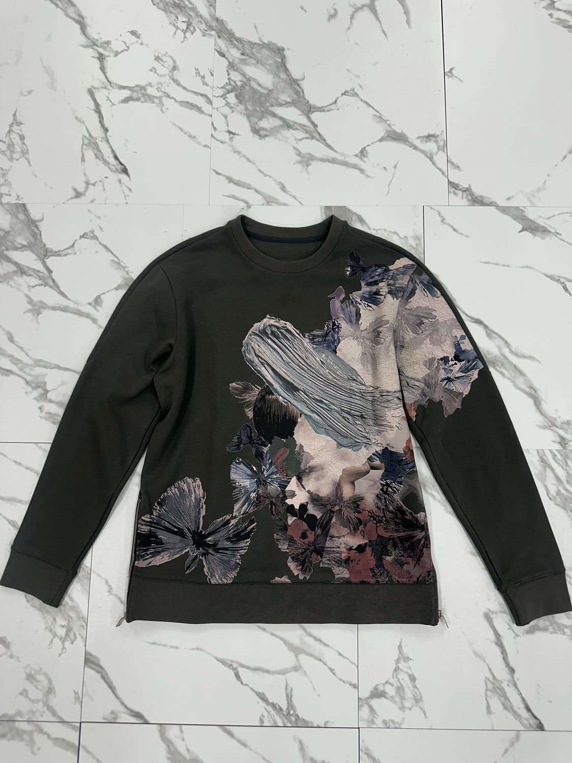 시스템옴므 프린트 맨투맨 상품이미지1