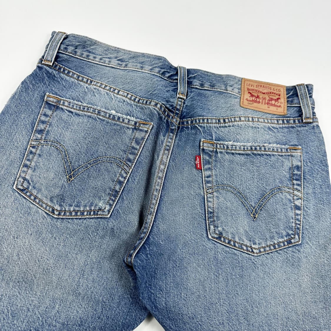 리바이스 501 오리지널 데미지 데님 팬츠 (28인치 여성추천) 상품이미지5