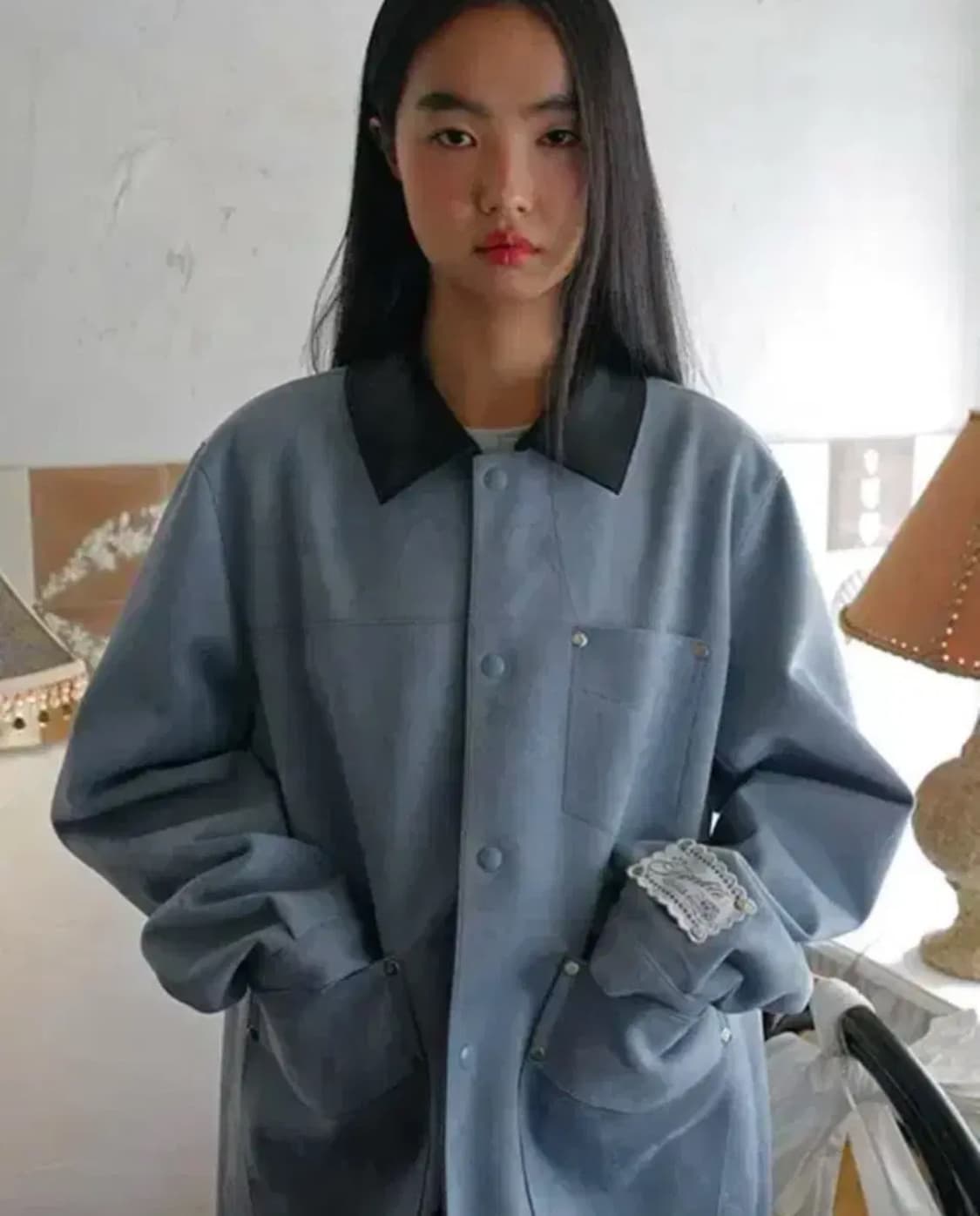 (미개봉 새상품) 프레클 스웨이드 자켓 stud suede jacket 상품이미지1